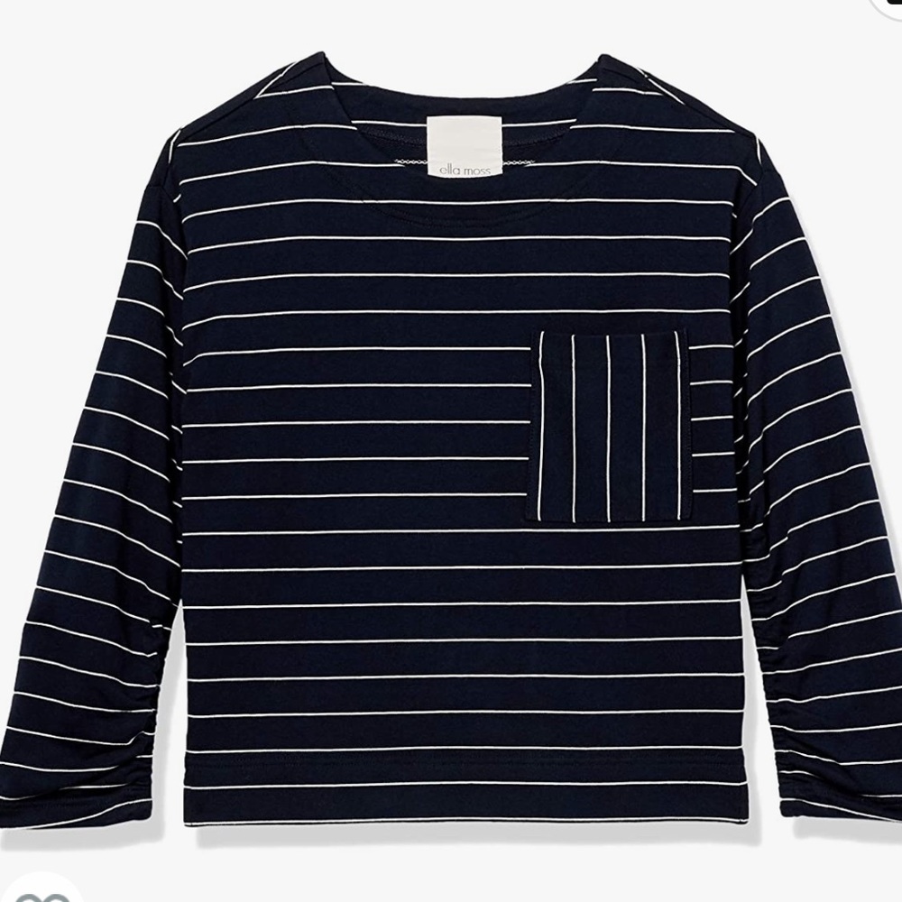 Ella Moss Reese Smocked Sleeve Knit Top